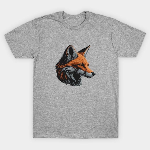 Fox head icon T-Shirt by Nad2em